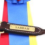 Remarkable Leather Goods Elegant Lead Nameplate - Remarkable Leather Goods - Equiluxe Tack