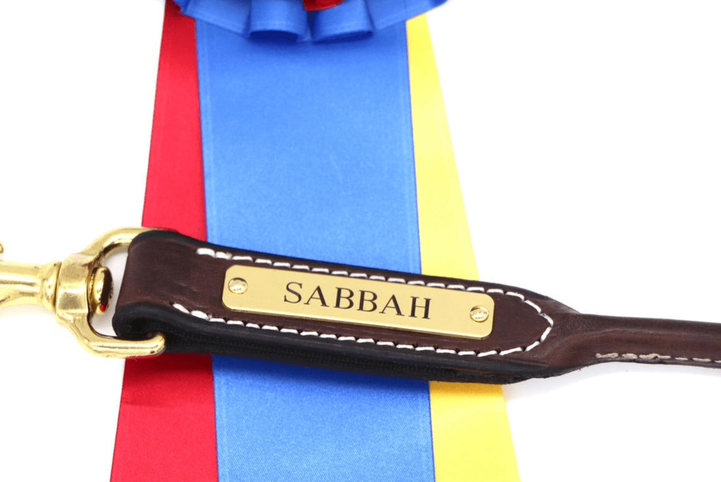 Remarkable Leather Goods Elegant Lead Nameplate - Remarkable Leather Goods - Equiluxe Tack