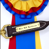 Remarkable Leather Goods Elegant Lead Nameplate - Remarkable Leather Goods - Equiluxe Tack