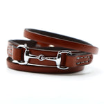 Remarkable Leather Goods GHC Double Wrap Bit Bracelet - Remarkable Leather Goods - Equiluxe Tack