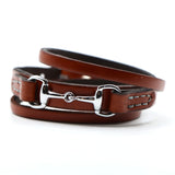 Remarkable Leather Goods GHC Double Wrap Bit Bracelet - Remarkable Leather Goods - Equiluxe Tack