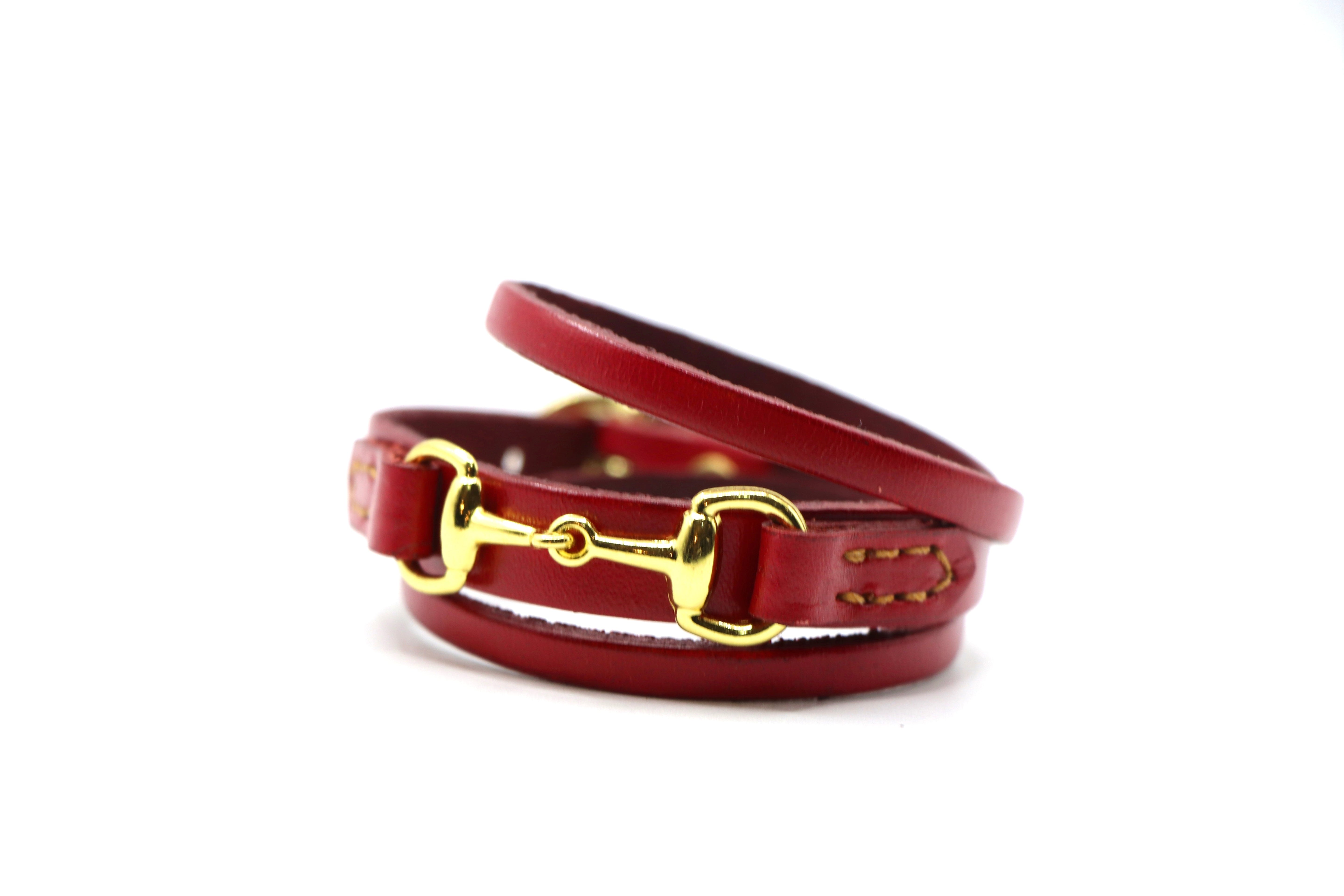 Remarkable Leather Goods GHC Double Wrap Bit Bracelet - Remarkable Leather Goods - Equiluxe Tack