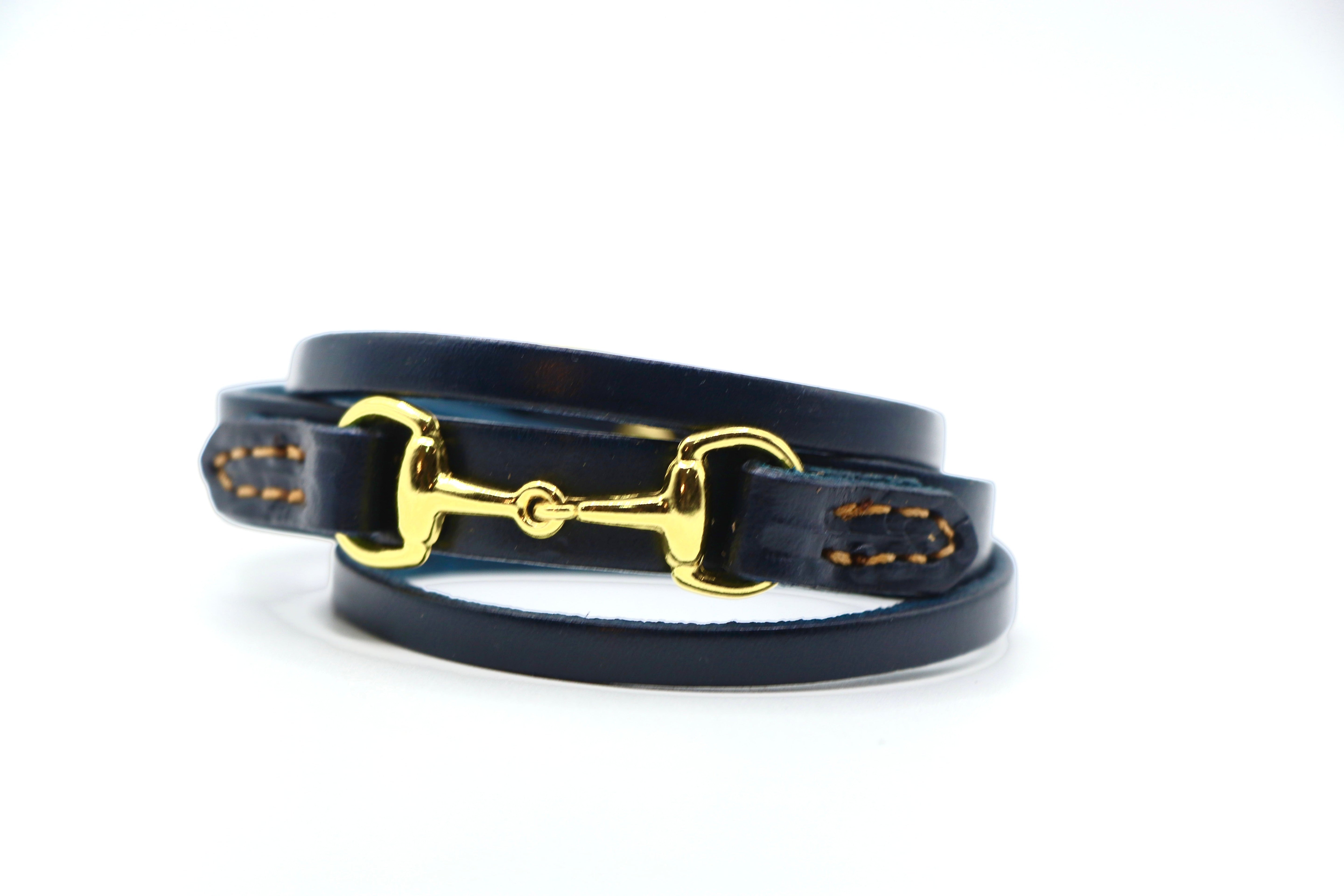 Remarkable Leather Goods GHC Double Wrap Bit Bracelet - Remarkable Leather Goods - Equiluxe Tack