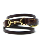 Remarkable Leather Goods GHC Double Wrap Bit Bracelet - Remarkable Leather Goods - Equiluxe Tack