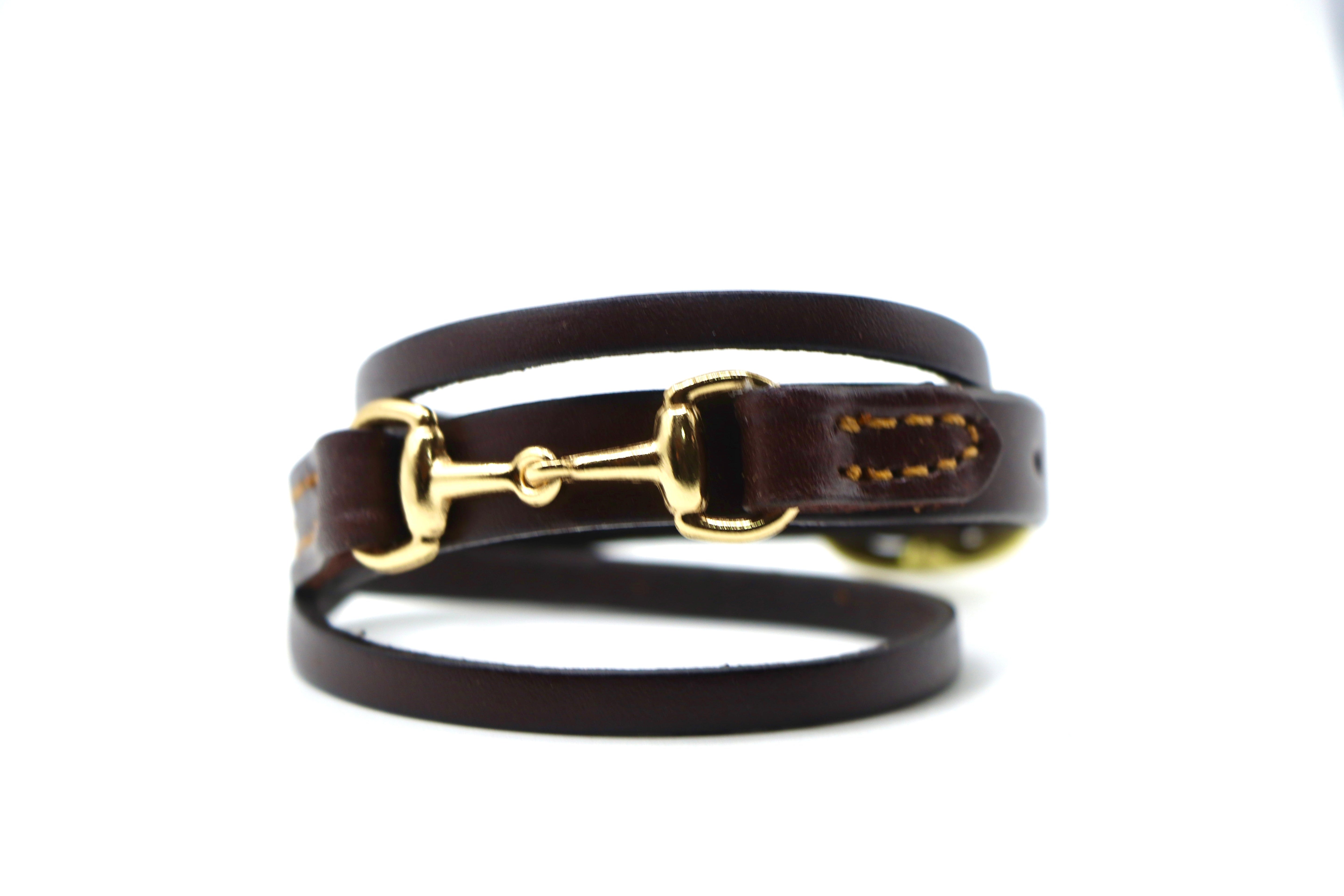 Remarkable Leather Goods GHC Double Wrap Bit Bracelet - Remarkable Leather Goods - Equiluxe Tack