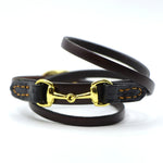 Remarkable Leather Goods GHC Double Wrap Bit Bracelet - Remarkable Leather Goods - Equiluxe Tack