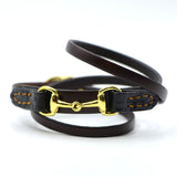 Remarkable Leather Goods GHC Double Wrap Bit Bracelet - Remarkable Leather Goods - Equiluxe Tack
