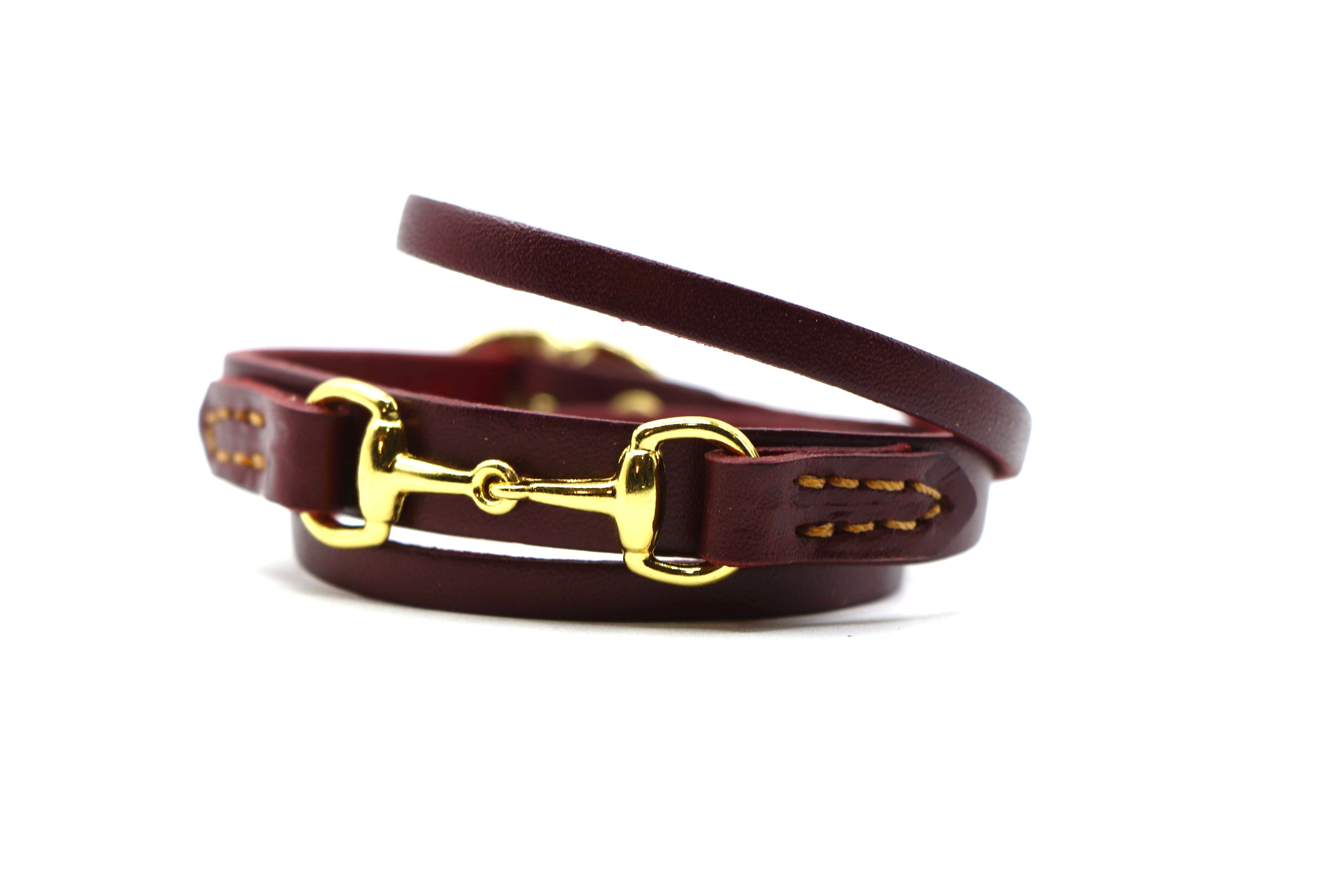 Remarkable Leather Goods GHC Double Wrap Bit Bracelet - Remarkable Leather Goods - Equiluxe Tack
