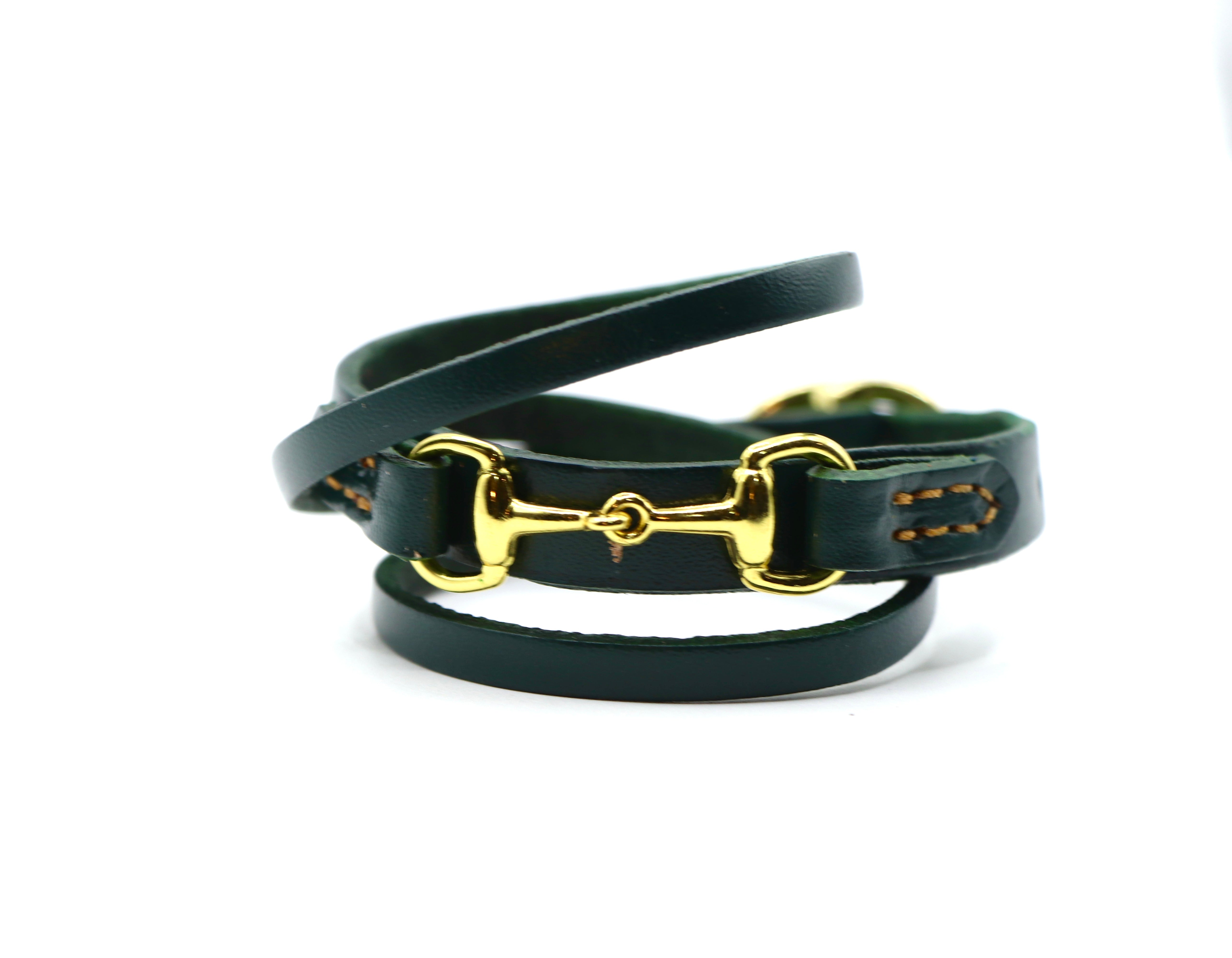 Remarkable Leather Goods GHC Double Wrap Bit Bracelet - Remarkable Leather Goods - Equiluxe Tack