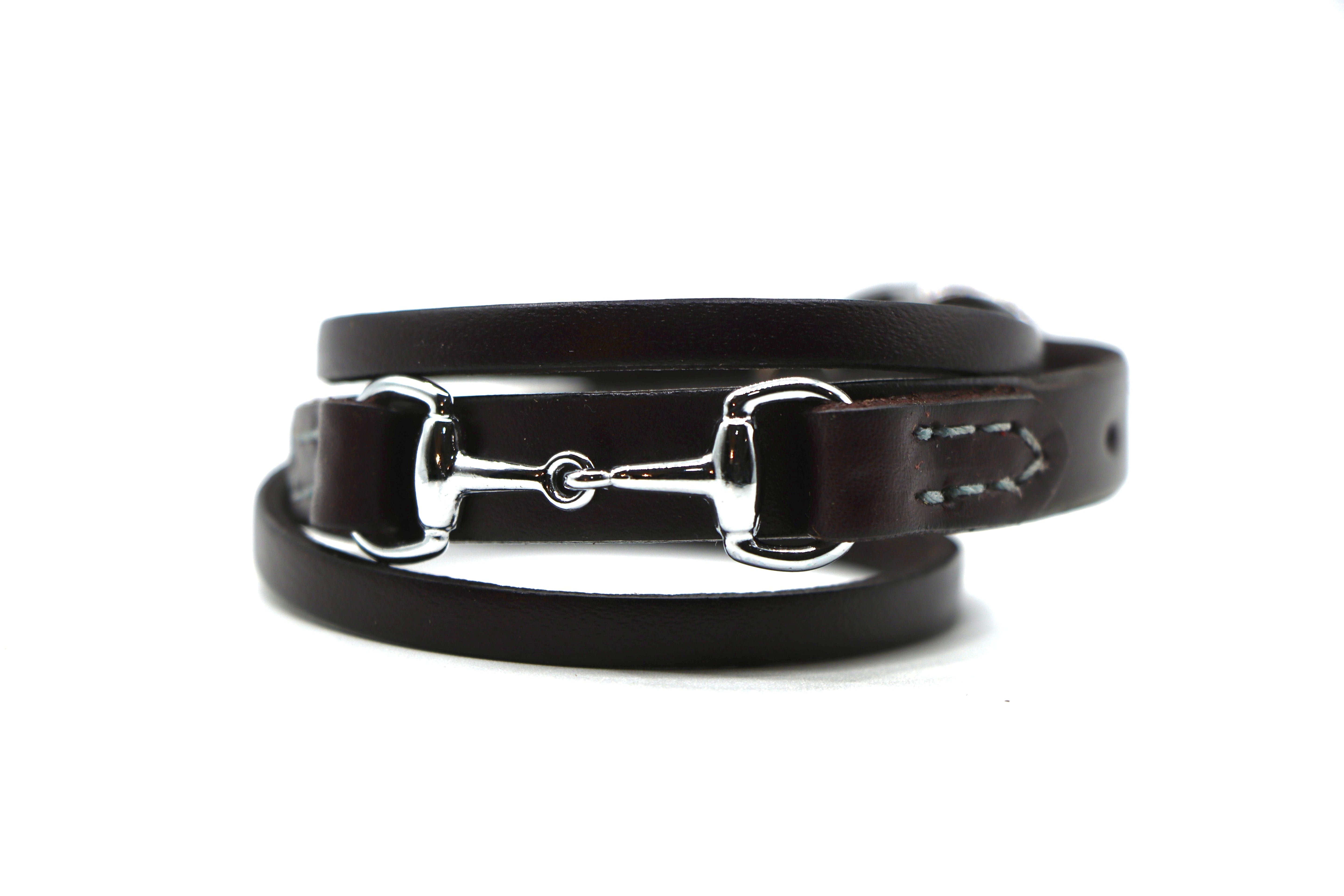 Remarkable Leather Goods GHC Double Wrap Bit Bracelet - Remarkable Leather Goods - Equiluxe Tack