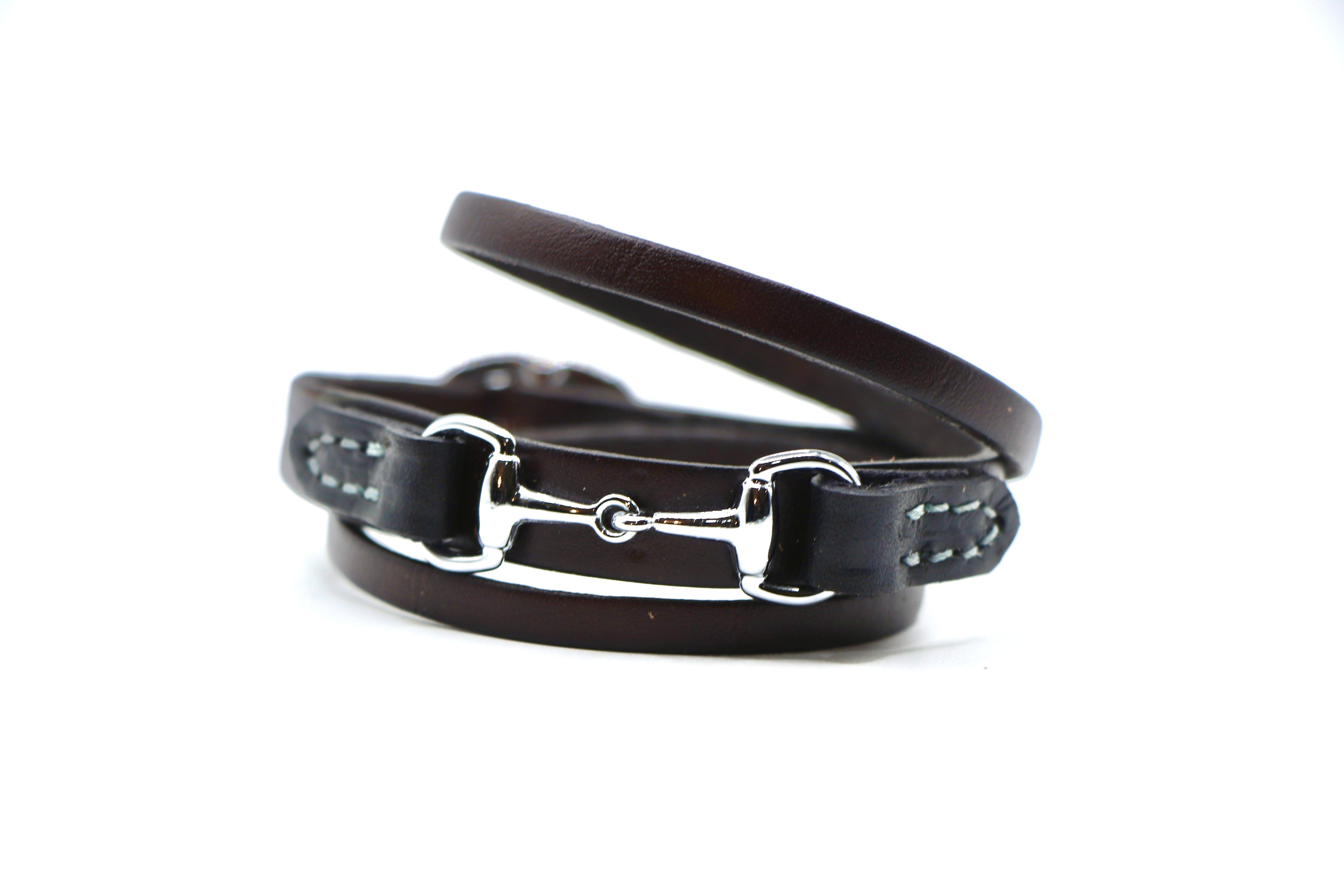 Remarkable Leather Goods GHC Double Wrap Bit Bracelet - Remarkable Leather Goods - Equiluxe Tack