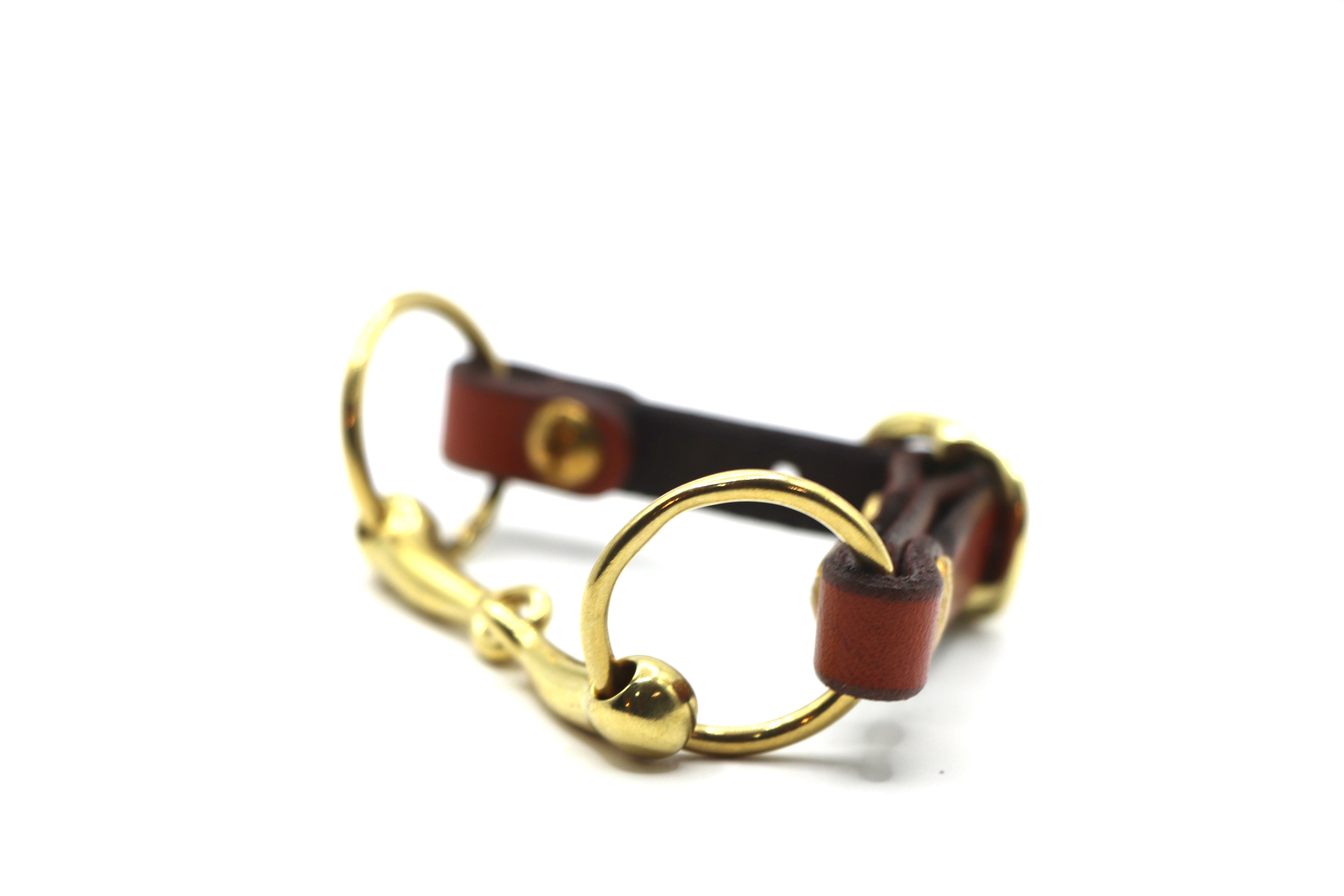 Remarkable Leather Goods GHC Snaffle Bit Bracelet - Remarkable Leather Goods - Equiluxe Tack