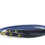 Remarkable Leather Goods Limited Edition Light Blue Stitched Dog Leash - Remarkable Leather Goods - Equiluxe Tack