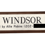 Remarkable Leather Goods Mounted Stall Plate - Remarkable Leather Goods - Equiluxe Tack