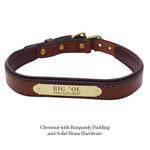 Remarkable Leather Goods Padded Dog Collar - Remarkable Leather Goods - Equiluxe Tack