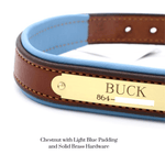 Remarkable Leather Goods Padded Dog Collar - Remarkable Leather Goods - Equiluxe Tack