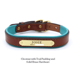 Remarkable Leather Goods Padded Dog Collar - Remarkable Leather Goods - Equiluxe Tack