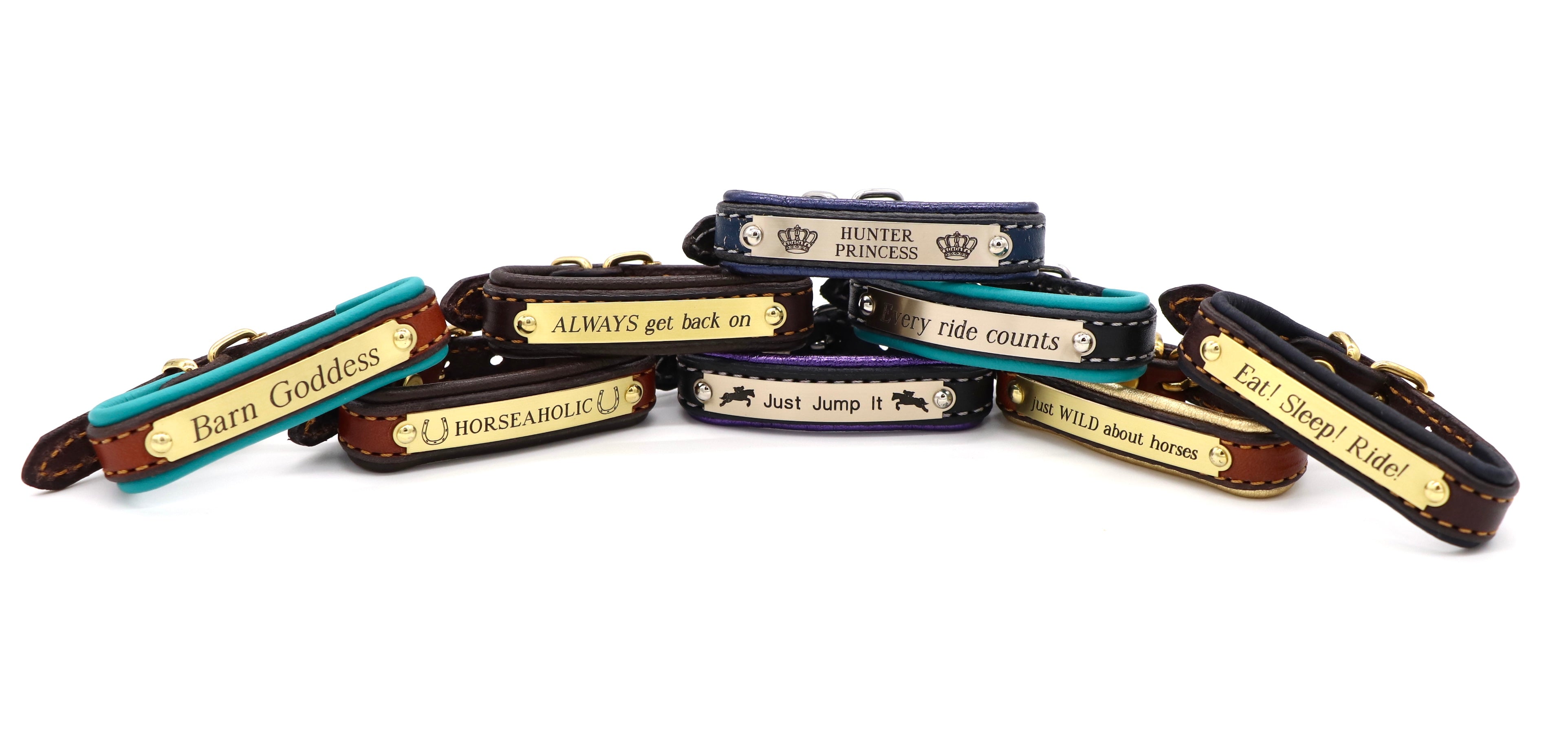 Remarkable Leather Goods Padded Leather Bracelet - Remarkable Leather Goods - Equiluxe Tack