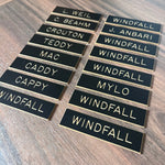 Remarkable Leather Goods Plastic Tack Room Labels (403) - Remarkable Leather Goods - Equiluxe Tack