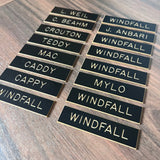 Remarkable Leather Goods Plastic Tack Room Labels (403) - Remarkable Leather Goods - Equiluxe Tack