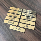 Remarkable Leather Goods Plastic Tack Room Labels (403) - Remarkable Leather Goods - Equiluxe Tack