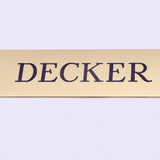 Remarkable Leather Goods Stall/Trunk Plate - Remarkable Leather Goods - Equiluxe Tack