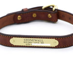 Remarkable Leather Goods Stitched Dog Collar - Remarkable Leather Goods - Equiluxe Tack