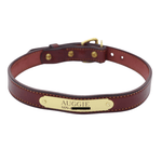 Remarkable Leather Goods Stitched Dog Collar - Remarkable Leather Goods - Equiluxe Tack