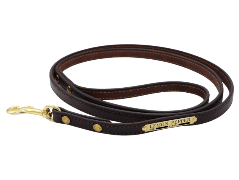 Remarkable Leather Goods Stitched Dog Leash - Remarkable Leather Goods - Equiluxe Tack