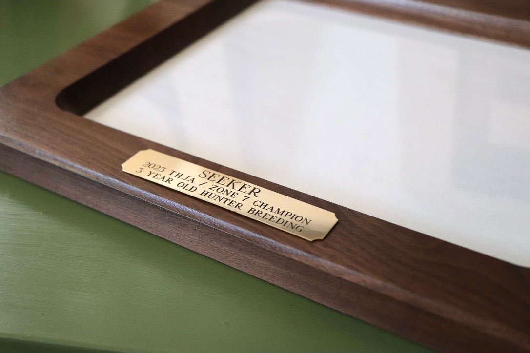 Remarkable Leather Goods Trophy Picture Frame - Remarkable Leather Goods - Equiluxe Tack