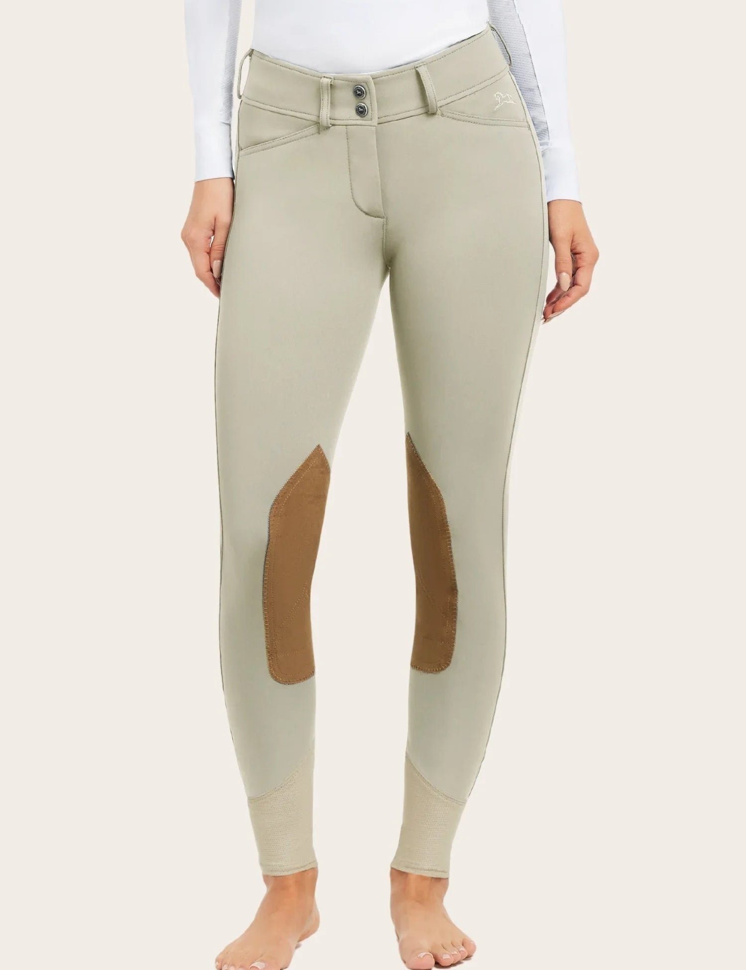R.J. Classics Gracie Knee Patch Breech - Sand - R.J. Classics - Equiluxe Tack