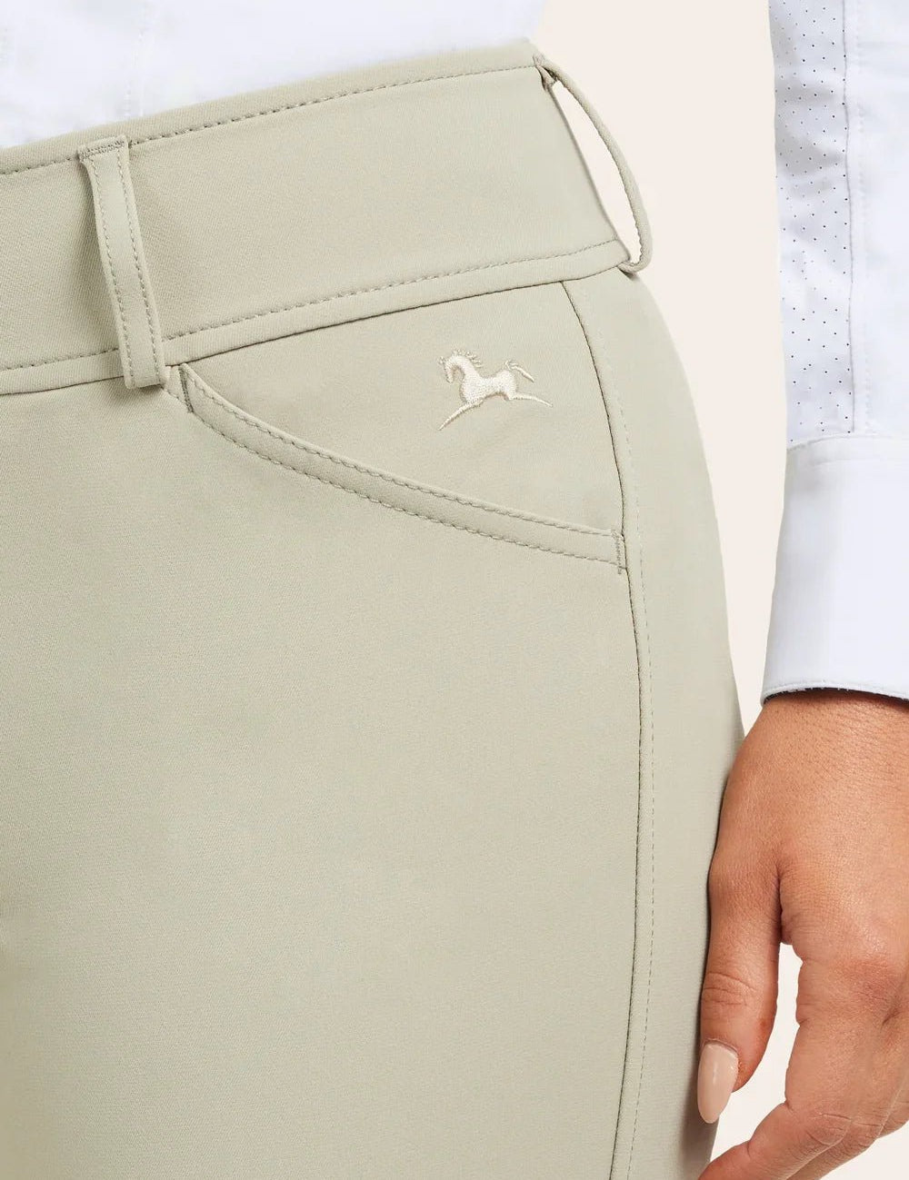 R.J. Classics Gulf Front Zip Breech - Sand - R.J. Classics - Equiluxe Tack
