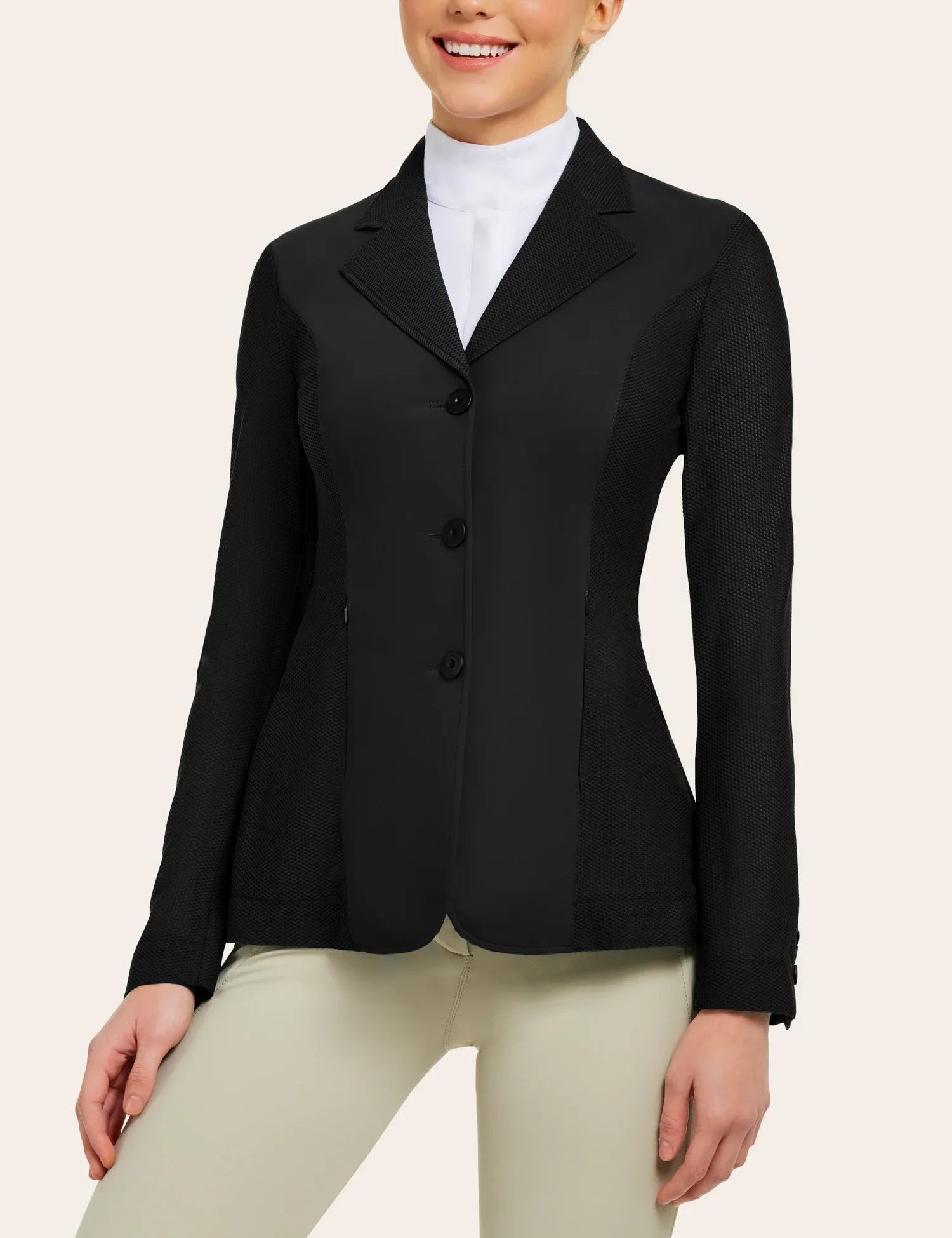R.J. Classics Harmony Mesh Show Coat - Black - R.J. Classics - Equiluxe Tack