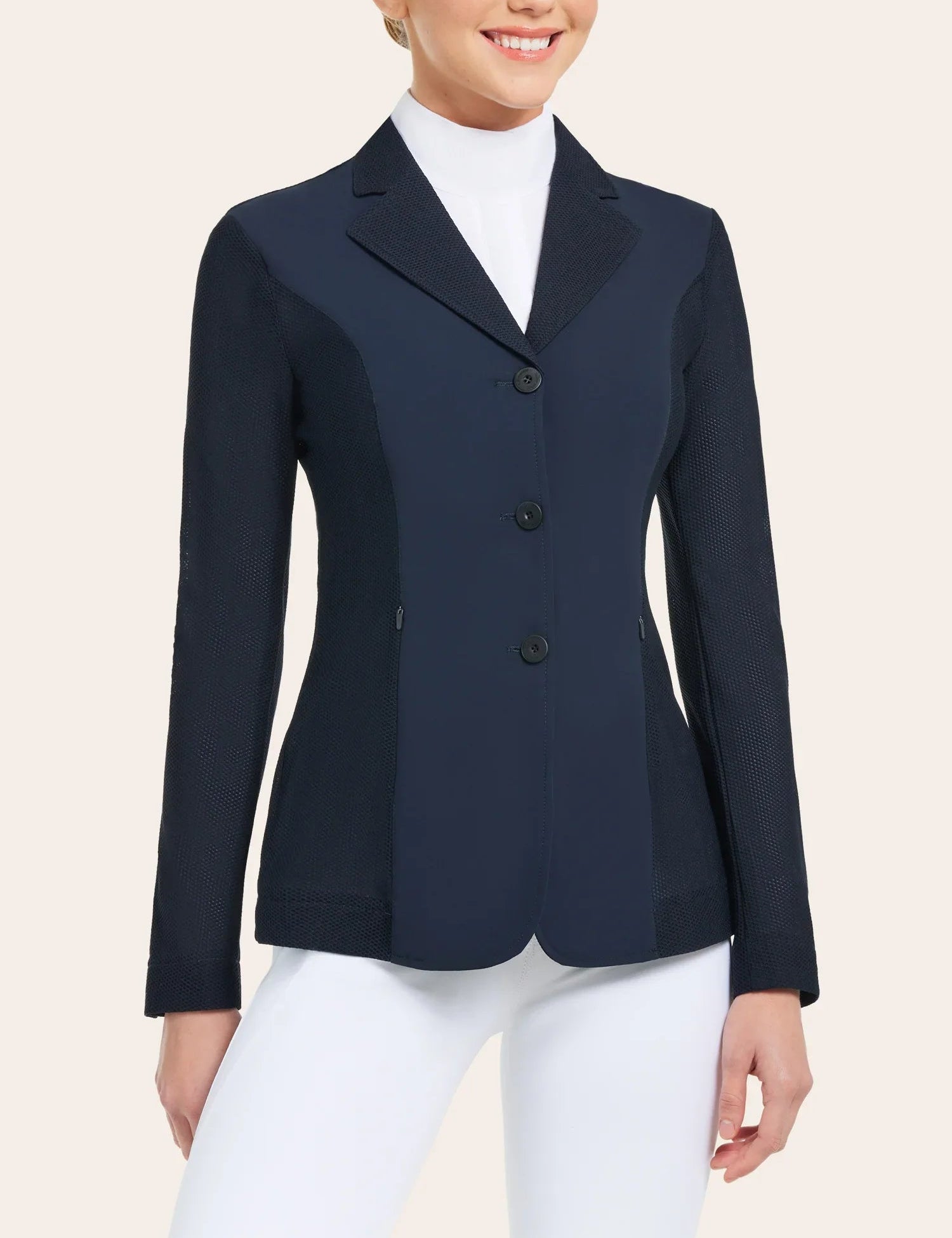 R.J. Classics Harmony Mesh Show Coat - Navy Blue - R.J. Classics - Equiluxe Tack