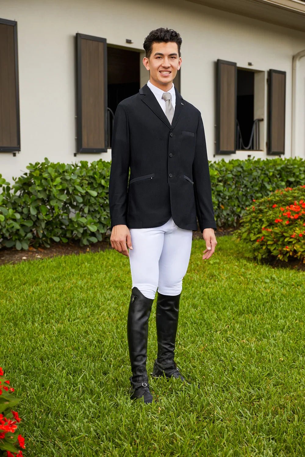 R.J. Classics Hudson Mesh Men's Show Coat - Black - R.J. Classics - Equiluxe Tack