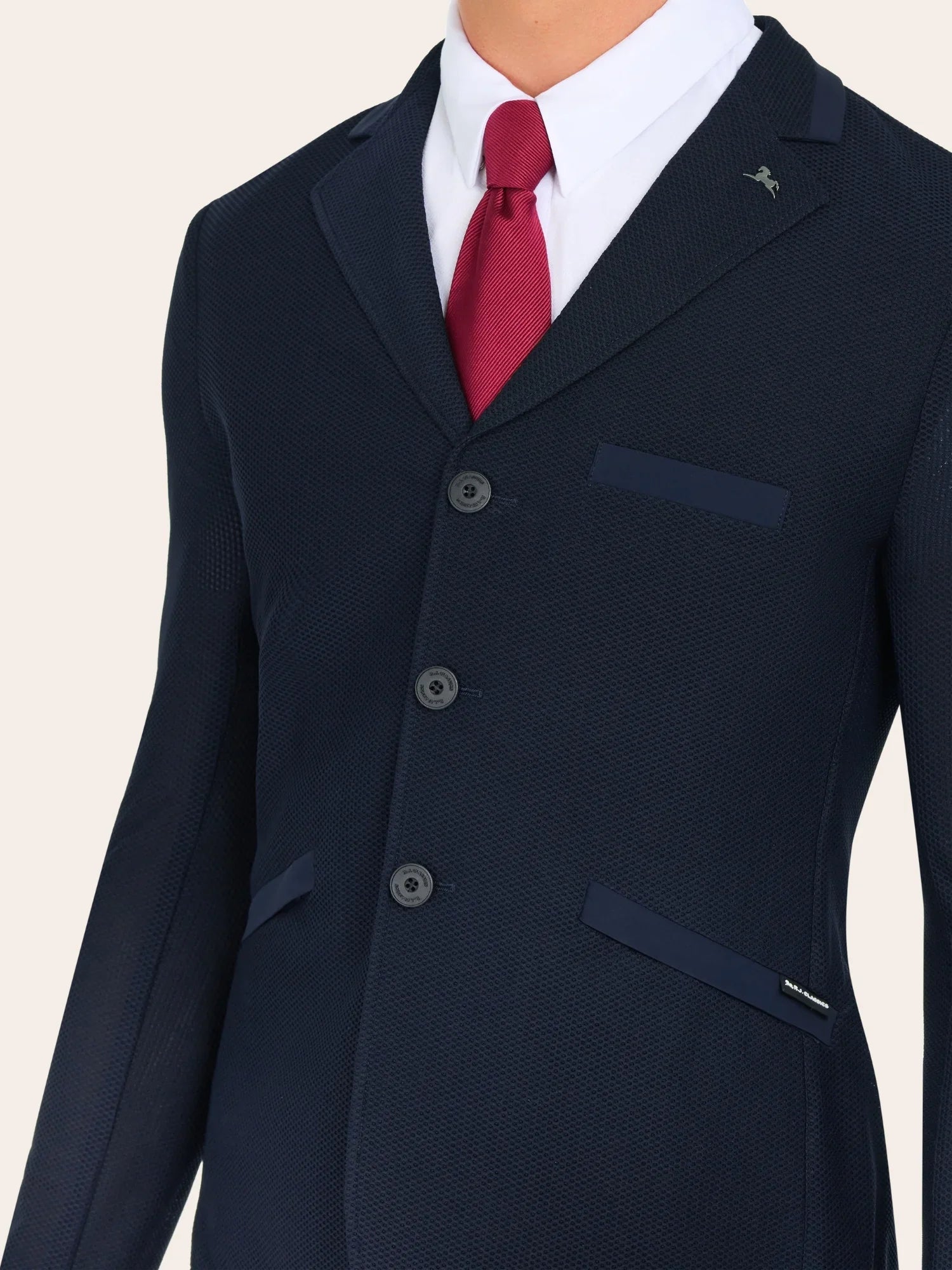 R.J. Classics Hudson Mesh Men's Show Coat - Navy Blue - R.J. Classics - Equiluxe Tack