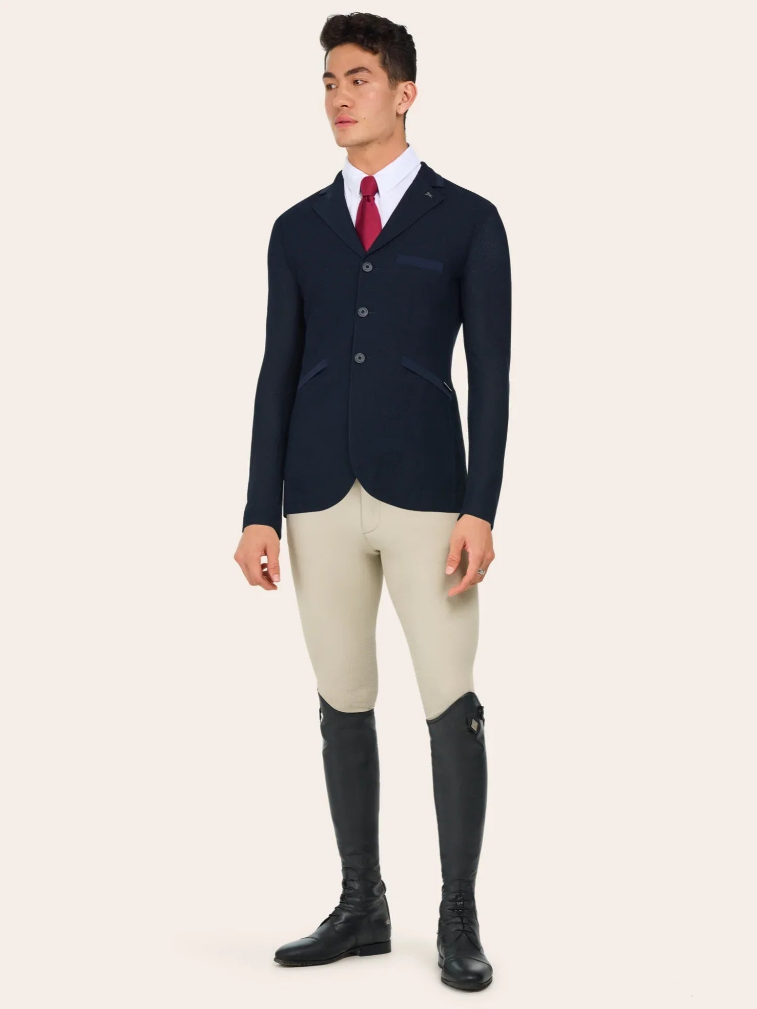 R.J. Classics Hudson Mesh Men's Show Coat - Navy Blue - R.J. Classics - Equiluxe Tack