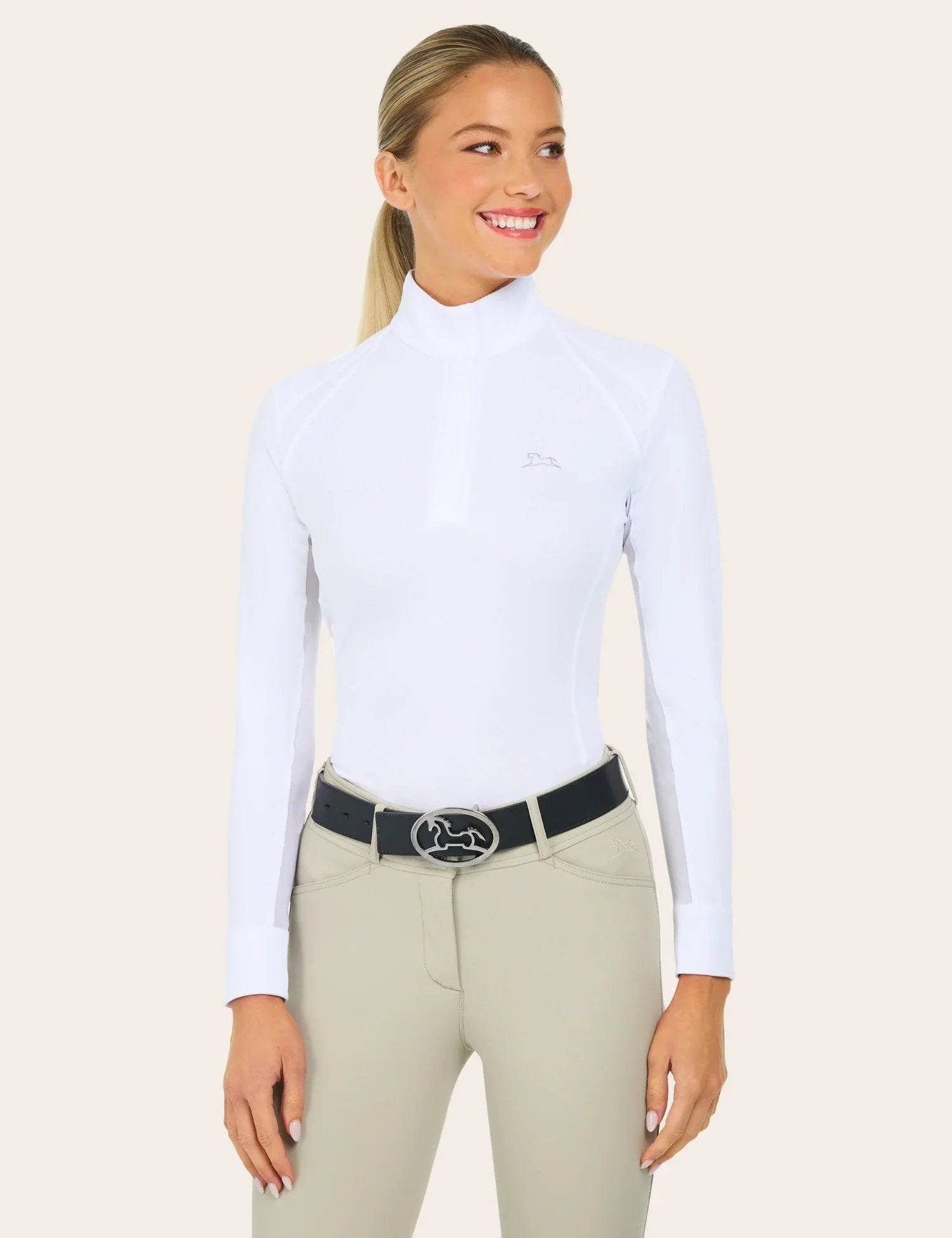 R.J. Classics Sofia Show Shirt - White - R.J. Classics - Equiluxe Tack