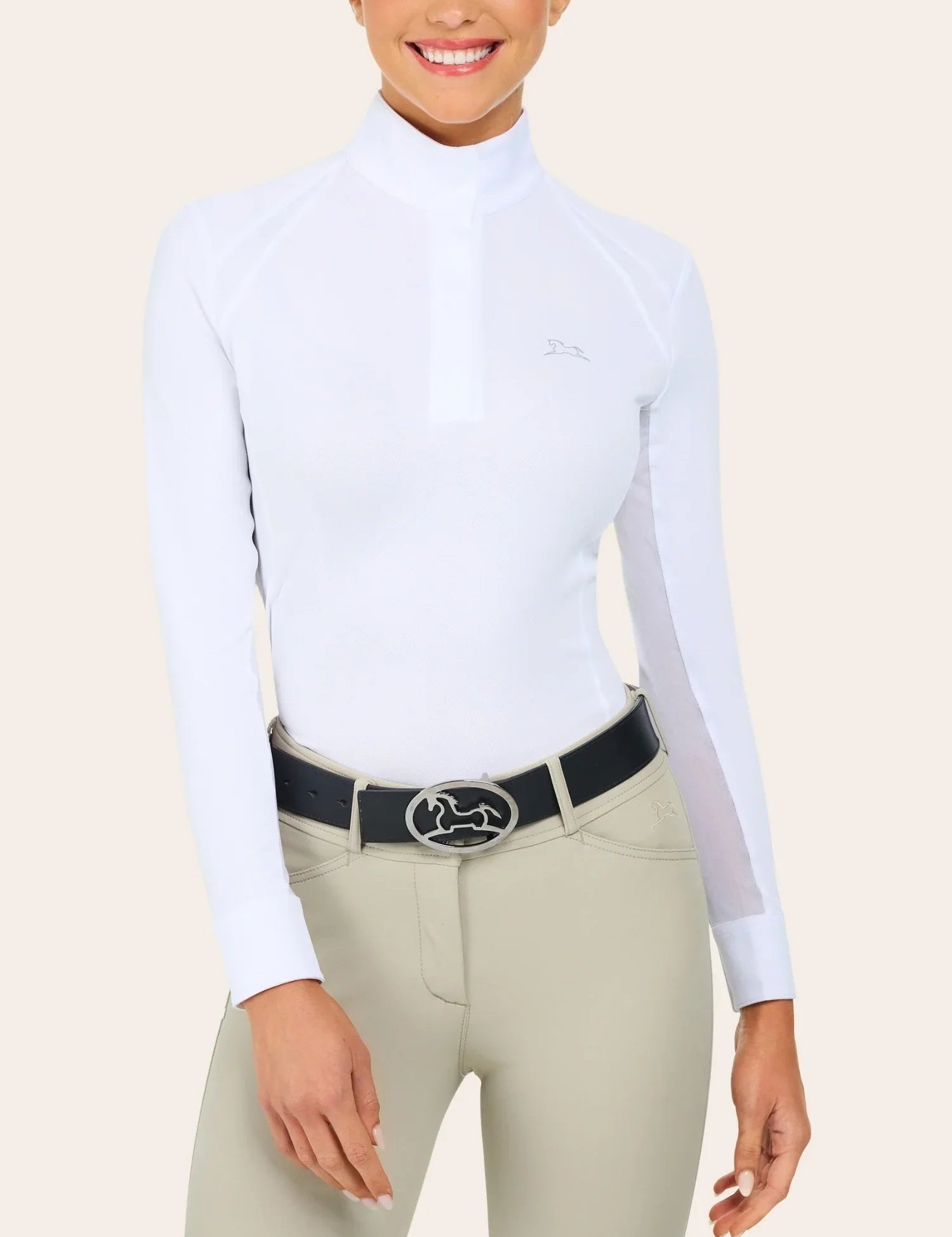 R.J. Classics Sofia Show Shirt - White - R.J. Classics - Equiluxe Tack