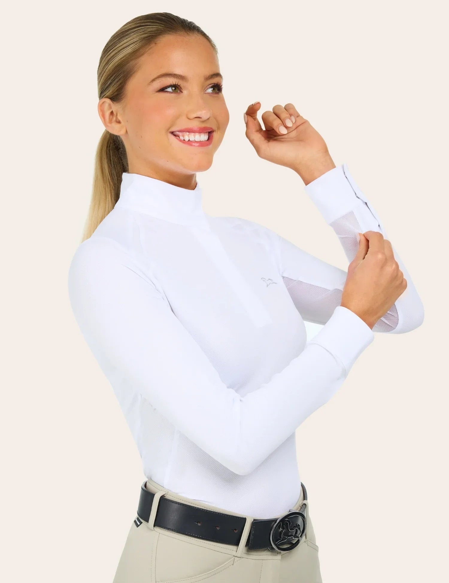 R.J. Classics Sofia Show Shirt - White - R.J. Classics - Equiluxe Tack