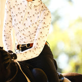 The Proper Fox Ladies Grey Horse Sun Shirt