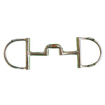 Robart Pinchless Stainless Steel Dee Low Port with Rollers Mouth Bit 5" - Equiluxe Tack - Equiluxe Tack