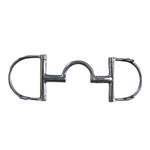 Robart Pinchless Stainless Steel Dee Wide Port Mouth Bit 5" - Equiluxe Tack - Equiluxe Tack