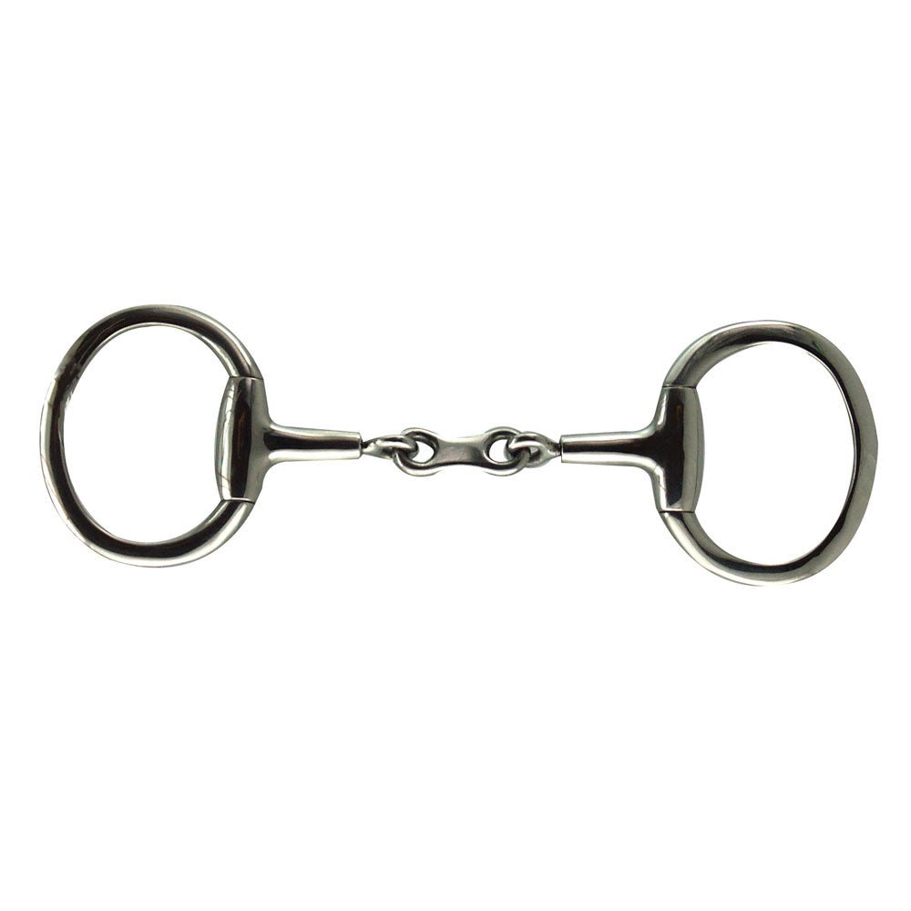 Robart Pinchless Stainless Steel Eggbutt French Link Snaffle Bit 5" - Equiluxe Tack - Equiluxe Tack