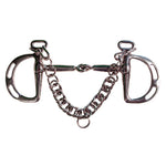 Robart Pinchless Stainless Steel Kimberwick Snaffle Mouth Bit 5" - Equiluxe Tack - Equiluxe Tack