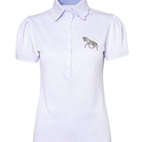 Rönner Acasia Horse Polo - Shirt | Basic White | High Tech - Rönner - Equiluxe Tack