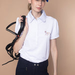 Rönner Acasia Horse Polo - Shirt | Basic White | High Tech - Rönner - Equiluxe Tack