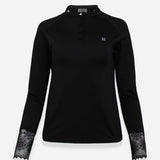 Ronner Amelie Show Shirt Long Sleeve | Black - Rönner - Equiluxe Tack