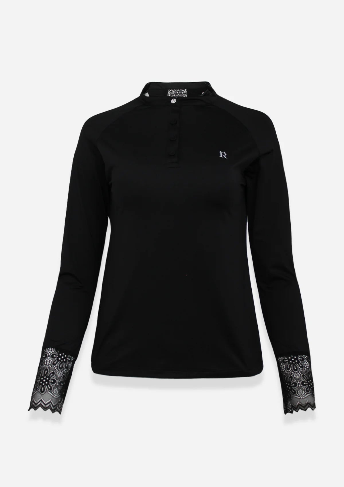 Ronner Amelie Show Shirt Long Sleeve | Black - Rönner - Equiluxe Tack