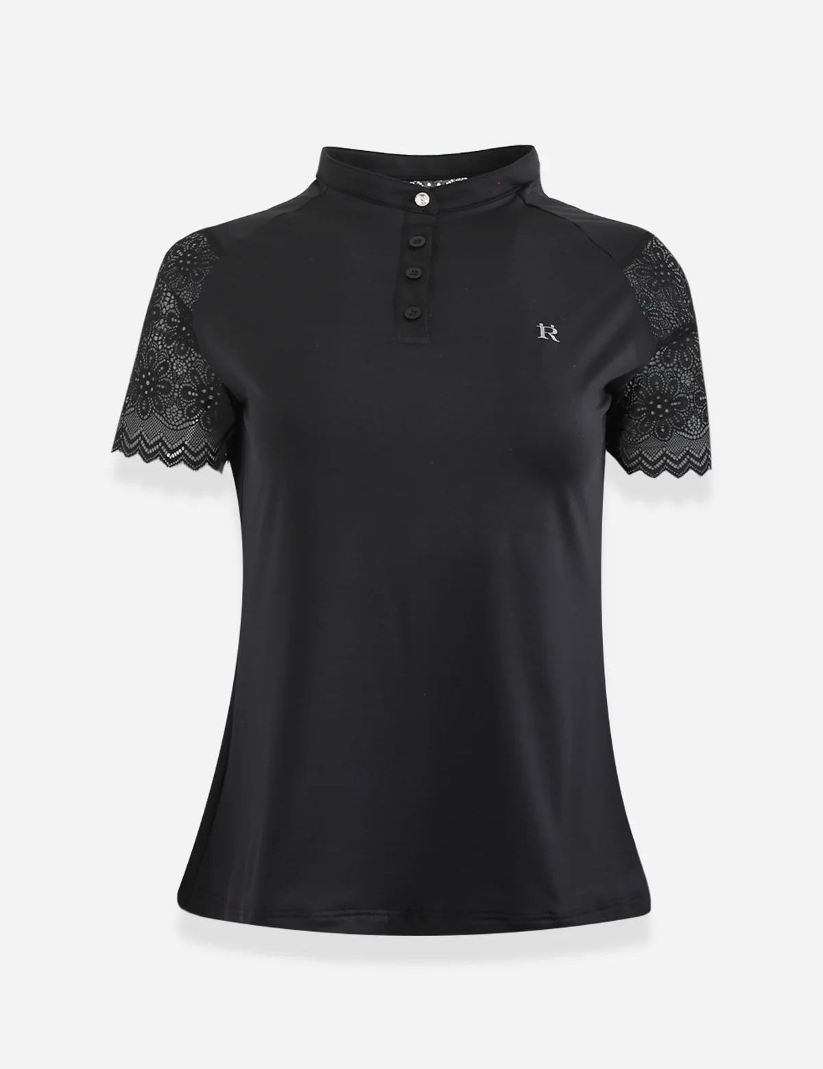 Ronner Amelie Show Shirt Short Sleeve | Black - Rönner - Equiluxe Tack